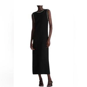 COS Black Maxi Dress - Knitted